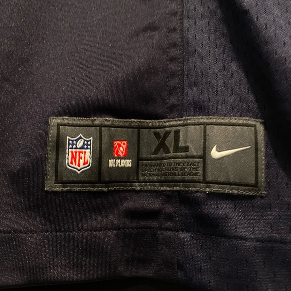 NFL Chicago Bears Mitchell Trubisky Nike Navy Player Game Jersey - Picture 4 of 5